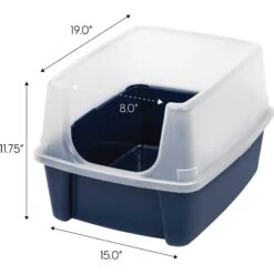 Frisco Plastic Litter Scooper With Caddy & IRIS USA Open Top Litter Box With Scatter Shield 12 Frisco Plastic Litter Scooper With Caddy & IRIS USA Open Top Litter Box With Scatter Shield -Pet Cat Supplies Store 298166 PT5. AC SS1800 V1623196667