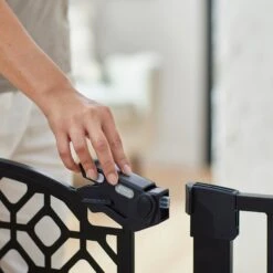 Frisco Metal Geometric Pattern Extra Wide Auto-close Dog Gate -Pet Cat Supplies Store 299512 PT4. AC SS1800 V1627306665