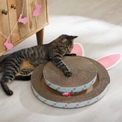 Frisco Easter Bunny Shaped Scratcher Cat Toy With Catnip -Pet Cat Supplies Store 304986 PT3. AC SS1800 V1642441652