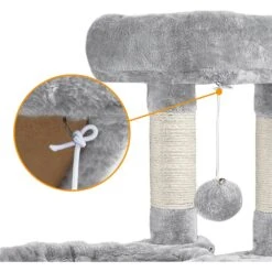 Yaheetech Professional 42-in Cat Tree -Pet Cat Supplies Store 306500 PT5. AC SS1800 V1624373263