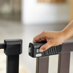 Frisco Wood & Metal Extra Wide Auto-close Dog Gate -Pet Cat Supplies Store 306525 PT4. AC SS1800 V1632938933