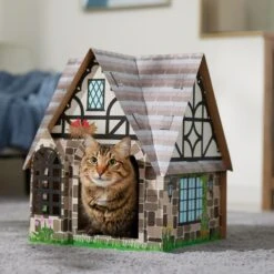 Frisco Tudor House Cardboard Cat House 10 Frisco Tudor House Cardboard Cat House -Pet Cat Supplies Store 308815 PT4. AC SS1800 V1696968878
