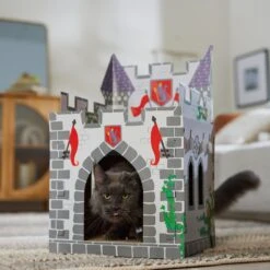 Frisco Castle Cardboard Cat House, 2-Story 10 Frisco Castle Cardboard Cat House, 2-Story -Pet Cat Supplies Store 308822 PT4. AC SS1800 V1688677261