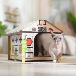 Frisco Sushi Shop Cardboard Cat House -Pet Cat Supplies Store 308827 PT3. AC SS1800 V1676566490