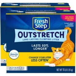 Fresh Step Outstretch Advanced Concentrated Febreze Freshness Scented Clumping Clay Cat Litter -Pet Cat Supplies Store 308951 PT6. AC SS1800 V1694463427