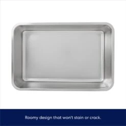 Frisco Stainless Steel Cat Litter Box 7 Frisco Stainless Steel Cat Litter Box -Pet Cat Supplies Store 309857 PT2. AC SS1800 V1675279698