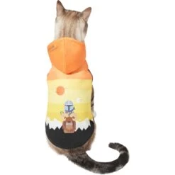 STAR WARS THE MANDALORIAN & GROGU Colorblock Dog & Cat Hoodie -Pet Cat Supplies Store 311892 PT2. AC SS1800 V1643325996