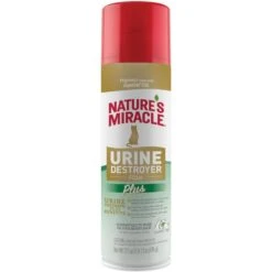 Nature's Miracle Cat Urine Destroyer Plus Enzymatic Stain Remover Foam Aerosol Spray, 17.5-oz Bottle