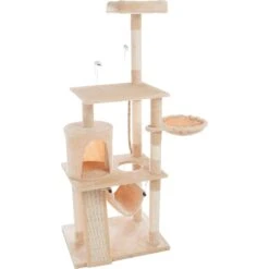 Pet Adobe 4-Tier 61.5-in Cat Tree & Condo -Pet Cat Supplies Store 314983 PT6. AC SS1800 V1626390709
