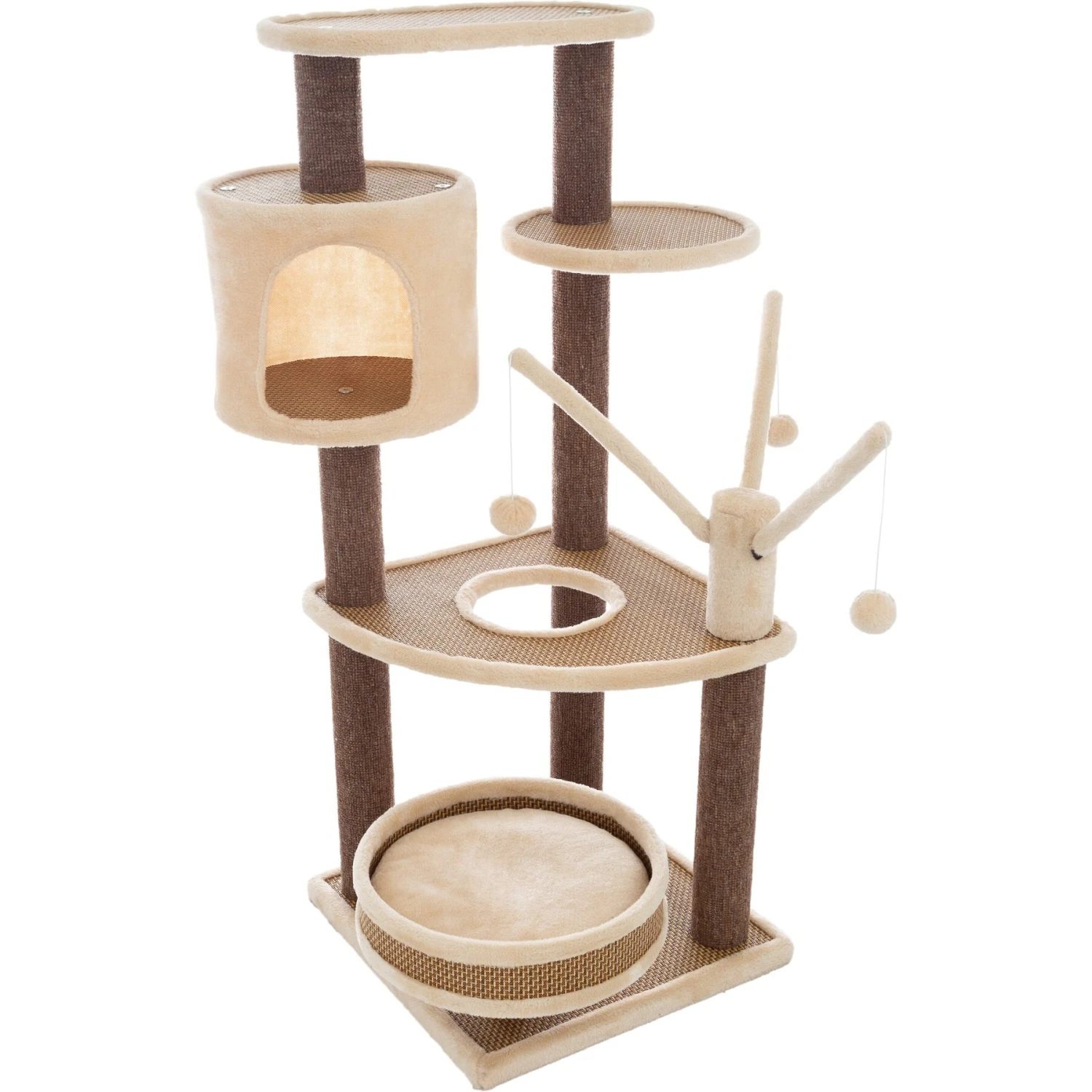 Pet Adobe 6-Tier 43.5-in Cat Tree & Condo 7 Pet Adobe 6-Tier 43.5-in Cat Tree & Condo - Image 7