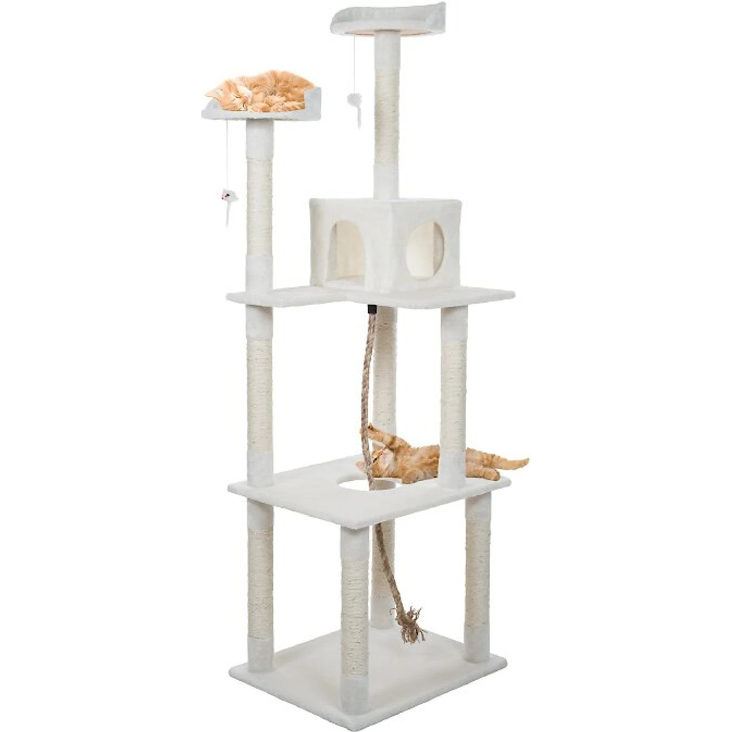 Pet Adobe Multi-Level 71.5-in Cat Tree & Condo 1 Pet Adobe Multi-Level 71.5-in Cat Tree & Condo