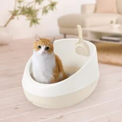 Richell PAW TRAX Rimmed Cat Litter Pan -Pet Cat Supplies Store 316058 PT1. AC SS1800 V1626908224