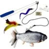 Pet Fit For Life Robotic Floppy Fish & Wand Cat Toy