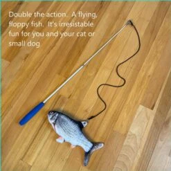 Pet Fit For Life Robotic Floppy Fish & Wand Cat Toy 12 Pet Fit For Life Robotic Floppy Fish & Wand Cat Toy -Pet Cat Supplies Store 316700 PT3. AC SS1800 V1631773721