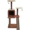 Two By Two The Redwood 53-in Cat Tree & Condo, Beige/Brown