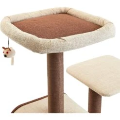 Two By Two The Redwood 53-in Cat Tree & Condo, Beige/Brown 12 Two By Two The Redwood 53-in Cat Tree & Condo, Beige/Brown -Pet Cat Supplies Store 316946 PT4. AC SS1800 V1642643223