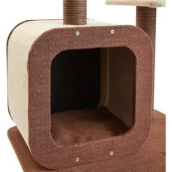 Two By Two The Redwood 53-in Cat Tree & Condo, Beige/Brown 13 Two By Two The Redwood 53-in Cat Tree & Condo, Beige/Brown -Pet Cat Supplies Store 316946 PT5. AC SS1800 V1642637487