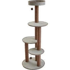 Two By Two The Pine 59-in Cat Tree, Gray -Pet Cat Supplies Store 316948 PT2. AC SS1800 V1642640789