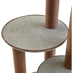 Two By Two The Pine 59-in Cat Tree, Gray -Pet Cat Supplies Store 316948 PT7. AC SS1800 V1642643541