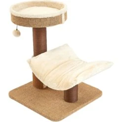 Two By Two The Yaupon 21.5-in Cat Tree & Lounger, Beige 12 Two By Two The Yaupon 21.5-in Cat Tree & Lounger, Beige -Pet Cat Supplies Store 316950 PT4. AC SS1800 V1642639592