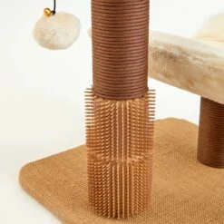 Two By Two The Yaupon 21.5-in Cat Tree & Lounger, Beige 15 Two By Two The Yaupon 21.5-in Cat Tree & Lounger, Beige -Pet Cat Supplies Store 316950 PT7. AC SS1800 V1642648048