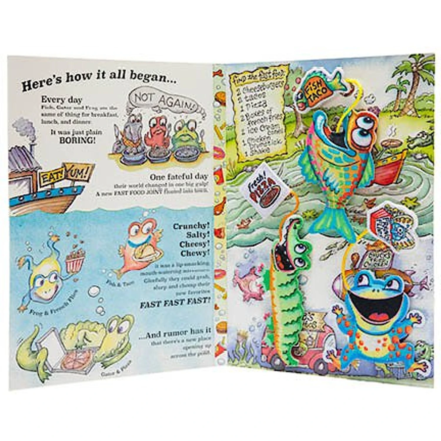 FUZZU Fast Food Cats Book, 11x7-in 3/4x1/2-in 3 FUZZU Fast Food Cats Book, 11x7-in 3/4x1/2-in - Image 3