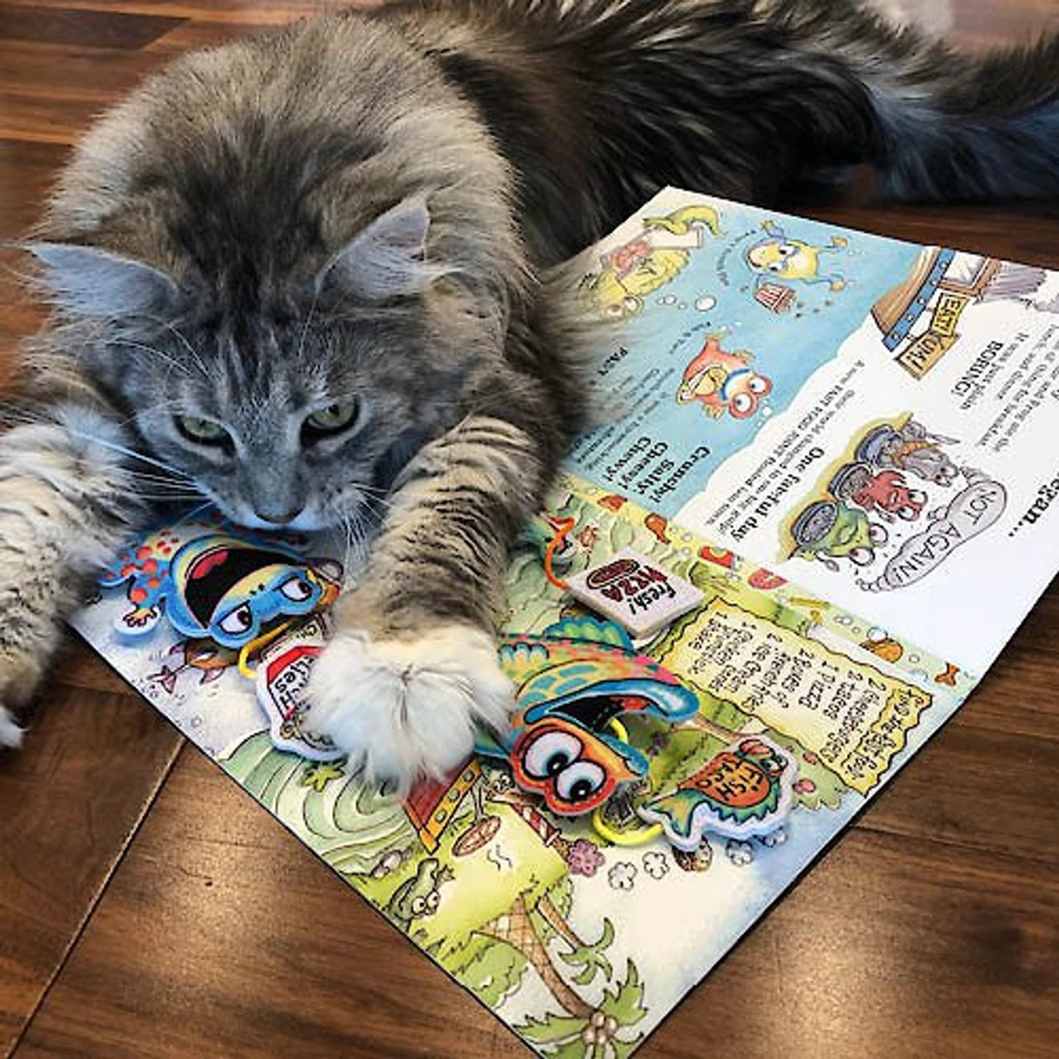 FUZZU Fast Food Cats Book, 11x7-in 3/4x1/2-in 6 FUZZU Fast Food Cats Book, 11x7-in 3/4x1/2-in - Image 6