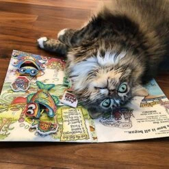 FUZZU Fast Food Cats Book, 11x7-in 3/4x1/2-in 17 FUZZU Fast Food Cats Book, 11x7-in 3/4x1/2-in -Pet Cat Supplies Store 317691 PT8. AC SS1800 V1632885401