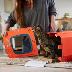 Frisco TV Set Cardboard Cat House -Pet Cat Supplies Store 317731 PT3. AC SS1800 V1688677262