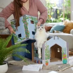 Frisco Greenhouse Cardboard Cat House 9 Frisco Greenhouse Cardboard Cat House -Pet Cat Supplies Store 317737 PT3. AC SS1800 V1688677249