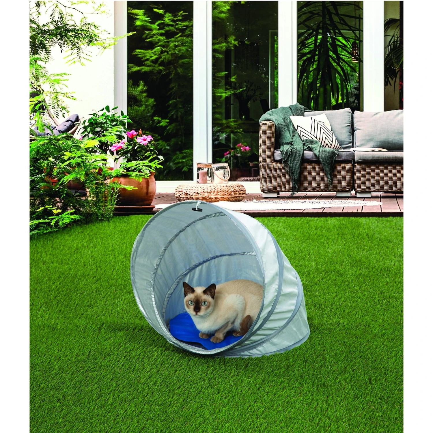 Etna Pop Up Cooling Shelter Dog & Cat Pen 1 Etna Pop Up Cooling Shelter Dog & Cat Pen
