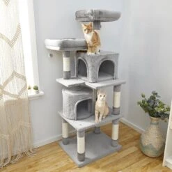 Frisco 61-in Faux Fur Cat Tree & Condo & Frisco 38-in Cat Tree With Condo, Top Perch & Toy 13 Frisco 61-in Faux Fur Cat Tree & Condo & Frisco 38-in Cat Tree With Condo, Top Perch & Toy -Pet Cat Supplies Store 318964 PT4. AC SS1800 V1630365995
