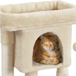 Yaheetech 2-Level 23.5-in Plush Cat Tree & Condo -Pet Cat Supplies Store 325666 PT5. AC SS1800 V1631142076