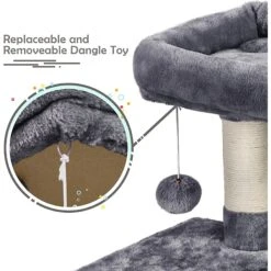 Yaheetech 4-Level 38-in Plush Cat Tree & Condo -Pet Cat Supplies Store 325680 PT5. AC SS1800 V1631148986