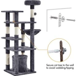 Yaheetech 56.5-in Multilevel Cat Tree -Pet Cat Supplies Store 325712 PT5. AC SS1800 V1662689555