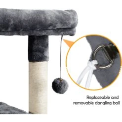 Yaheetech 56.5-in Multilevel Cat Tree -Pet Cat Supplies Store 325712 PT6. AC SS1800 V1662668140