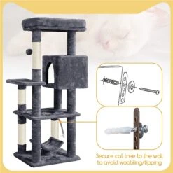 Yaheetech 56.5-in Multilevel Cat Tree -Pet Cat Supplies Store 325712 PT8. AC SS1800 V1631153493