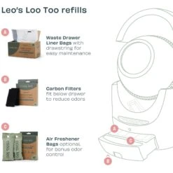 Casa Leo Charcoal Cat Litter Box Replacment Bags, 2 Count 10 Casa Leo Charcoal Cat Litter Box Replacment Bags, 2 Count -Pet Cat Supplies Store 329395 PT4. AC SS1800 V1703871568