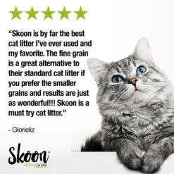 Skoon All Natural Fine-Grain Unscented Non-Clumping Cat Litter -Pet Cat Supplies Store 333931 PT6. AC SS1800 V1633464812