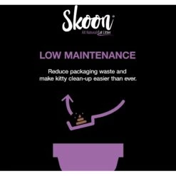 Skoon All Natural Lavender Scented Non-Clumping Cat Litter, 8-lb Bag -Pet Cat Supplies Store 333933 PT5. AC SS1800 V1633464497