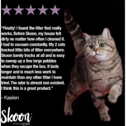 Skoon All Natural Lavender Scented Non-Clumping Cat Litter, 8-lb Bag -Pet Cat Supplies Store 333933 PT6. AC SS1800 V1633464631