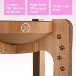 Necoichi Cozy Cat Scratcher Tower Toy -Pet Cat Supplies Store 336322 PT3. AC SS1800 V1674730084