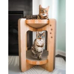 Necoichi Cozy Cat Scratcher Tower Toy -Pet Cat Supplies Store 336322 PT6. AC SS1800 V1674730088
