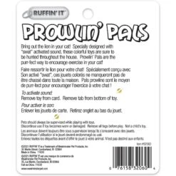 RUFFIN' IT Prowlin' Pals Assorted Cat Toy -Pet Cat Supplies Store 336776 PT4. AC SS1800 V1634740037