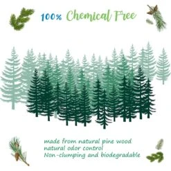 Casual Home Natural Pine Pellet Unscented Non-Clumping Cat Litter, 20-lb Bag -Pet Cat Supplies Store 338569 PT8. AC SS1800 V1635348987
