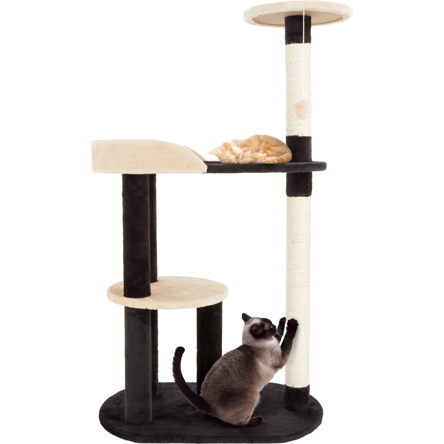 Pet Adobe 4-Tier Sisal 42-in Cat Tree 1 Pet Adobe 4-Tier Sisal 42-in Cat Tree