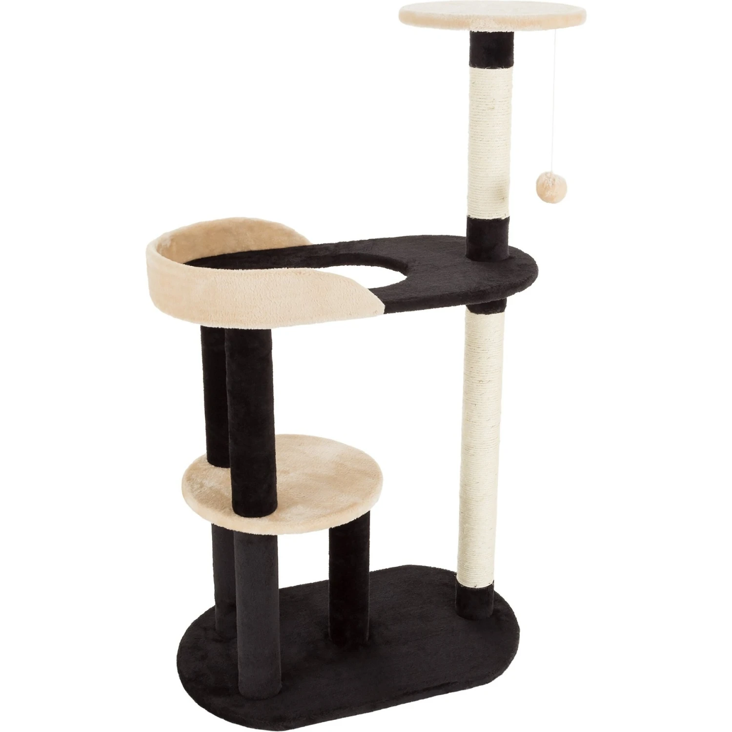 Pet Adobe 4-Tier Sisal 42-in Cat Tree 7 Pet Adobe 4-Tier Sisal 42-in Cat Tree - Image 7