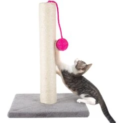 Pet Adobe 17-in Sisal Cat Scratching Post With Toy -Pet Cat Supplies Store 345033 PT3. AC SS1800 V1637279259