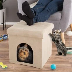 Pet Adobe Ottoman Dog & Cat House -Pet Cat Supplies Store 345041 PT3. AC SS1800 V1637285352