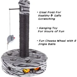 Pet Adobe Interactive 19-in Sisal Cat Scratching Post -Pet Cat Supplies Store 345048 PT2. AC SS1800 V1637283123